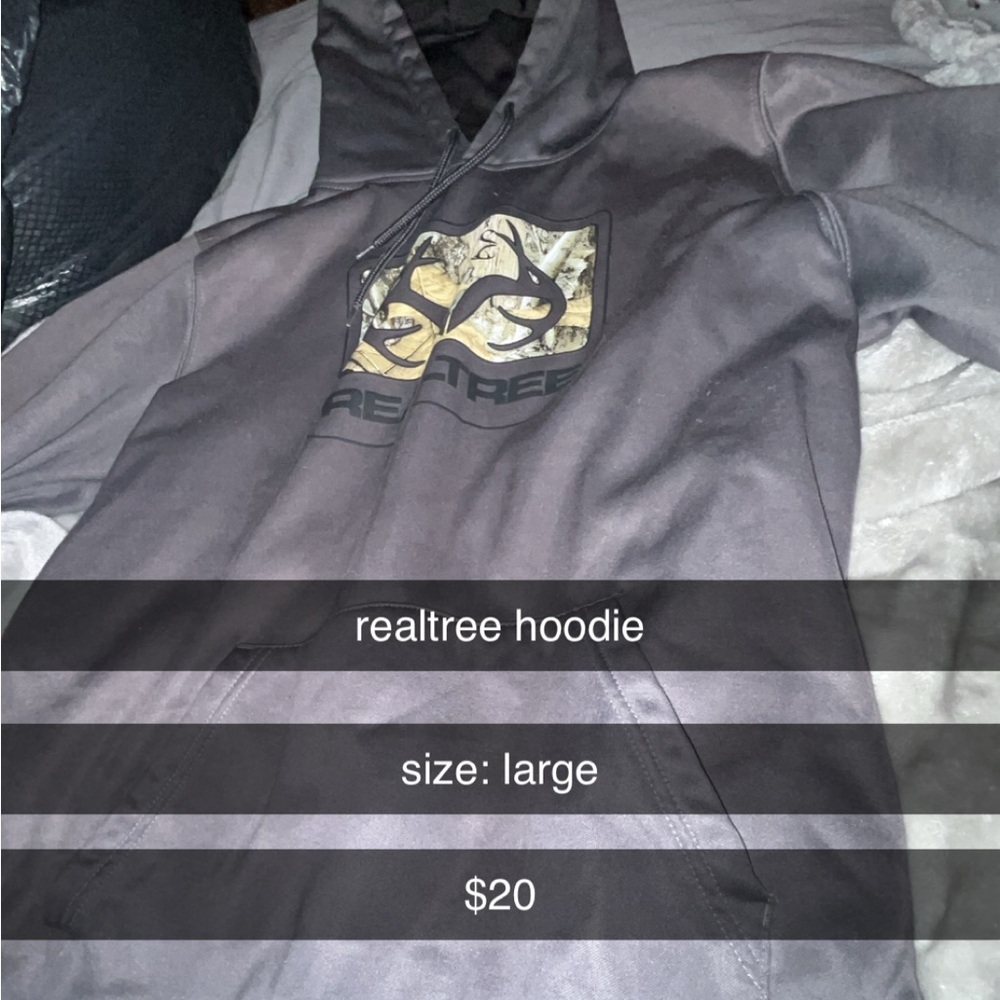 Realtree Black and Tan Men's Hoodie